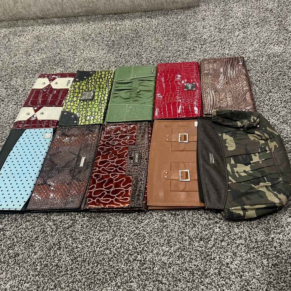 Miche Hard Shell Shells Mixed Design Lot of 10 Reseller Bundle Clutch Covers - Picture 7 of 7